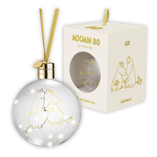 Mummi julekule med LED-lys