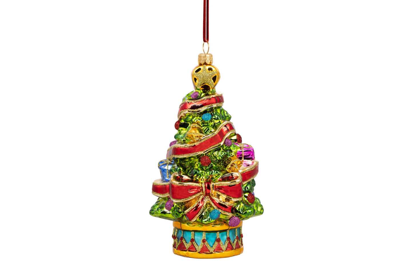 Juletre med gull detaljer - eksklusiv julepynt
