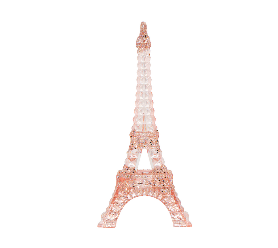Eiffeltårnet paris juletrepynt rosa