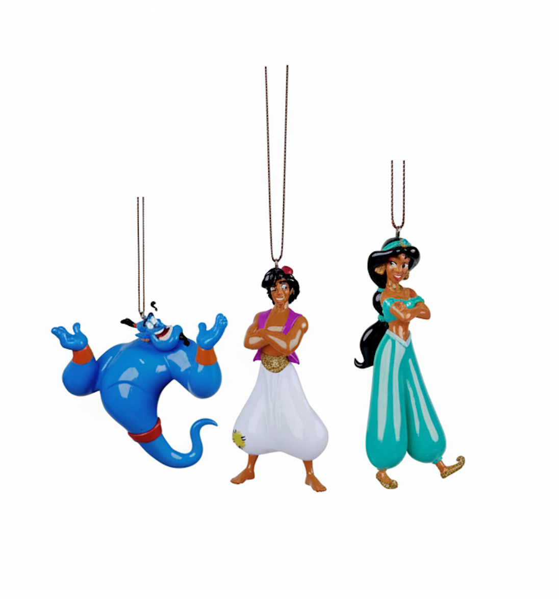 Sett med 3 figurer fra Aladdin