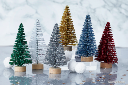 Shimmer Tree smellbonbon 30 cm med små dekorative juletrær