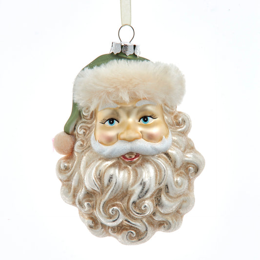 Julenissen - glasspynt - julekule - Julelysbutikken.no