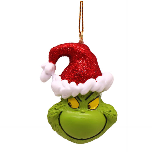 Grinchen lurt smil julekule juletrepynt