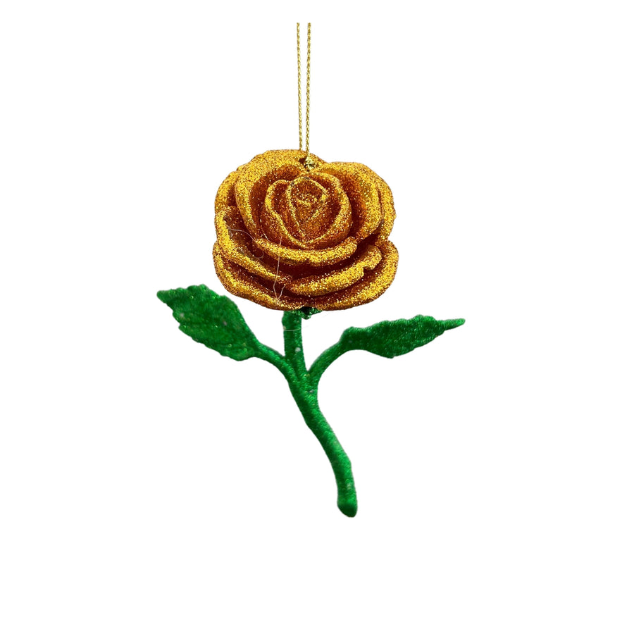 gullrose rose julekule