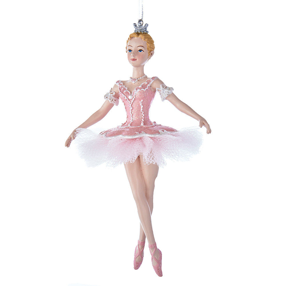 Ballerina julekule rosa