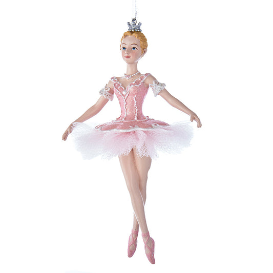 Ballerina julekule rosa