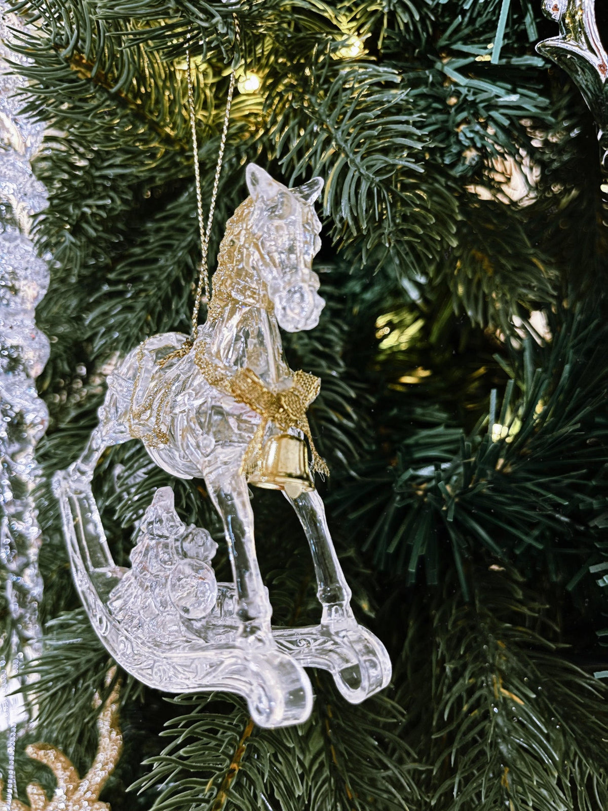 Gyngehest (11cm) - Juletrepynt - Juletrepynt.no