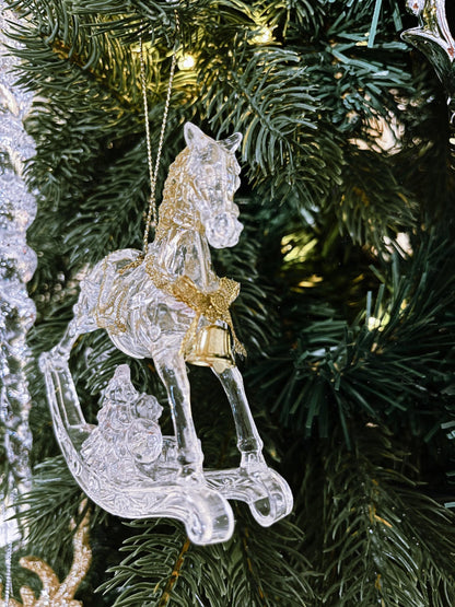 Gyngehest (11cm) - Juletrepynt - Juletrepynt.no