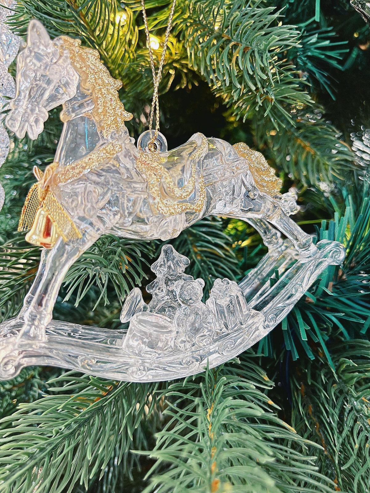 Gyngehest (11cm) - Juletrepynt - Juletrepynt.no