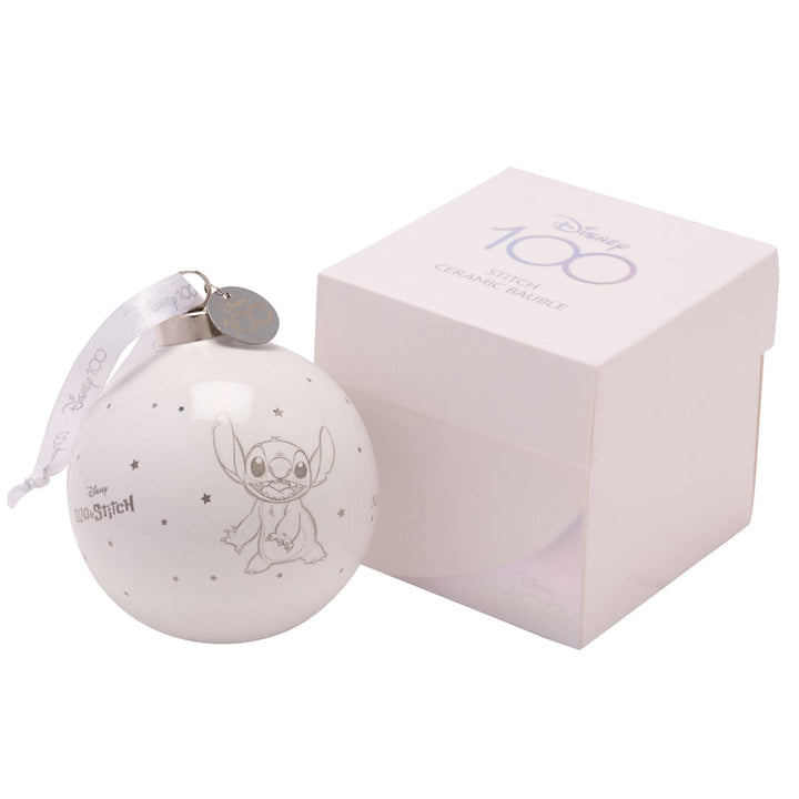julekuler Disney 100 julekule keramikk - Stitch (8 cm)