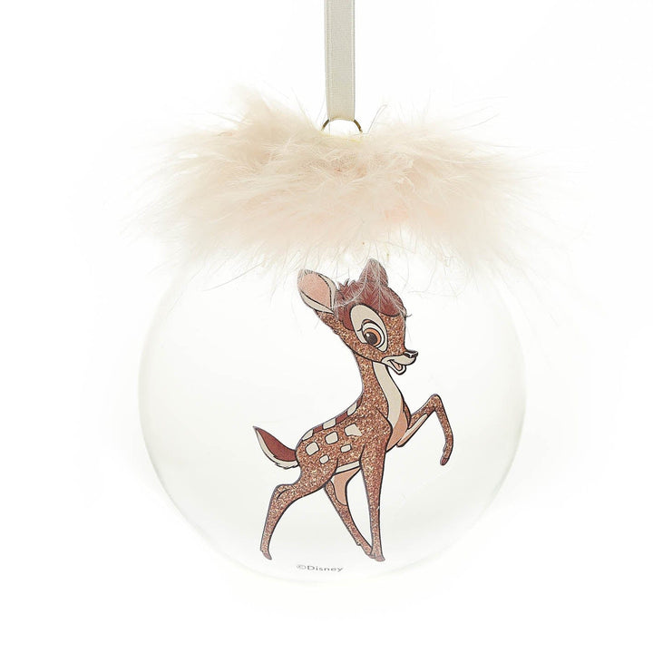 julekuler Disney julekule, Bambi med fjær (8cm)