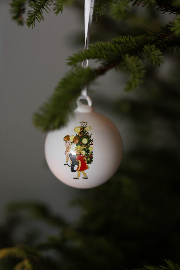 julekuler Jul i Bakkebygrenda, julekuler kap.3, 3 stk (7 cm)