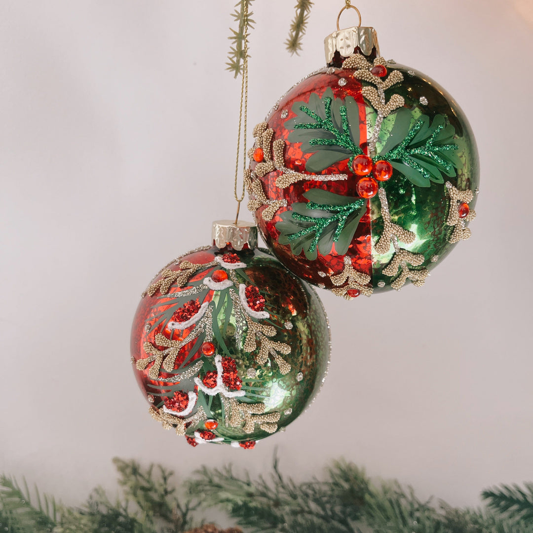 julekuler Julekuler, rød og grønn (8 cm)