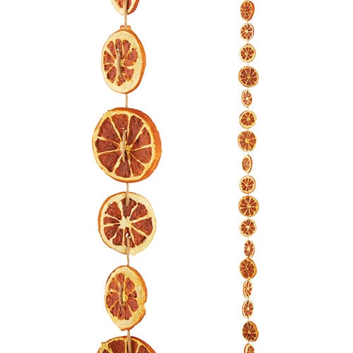 Julepynt Appelsin girlander (167 cm)