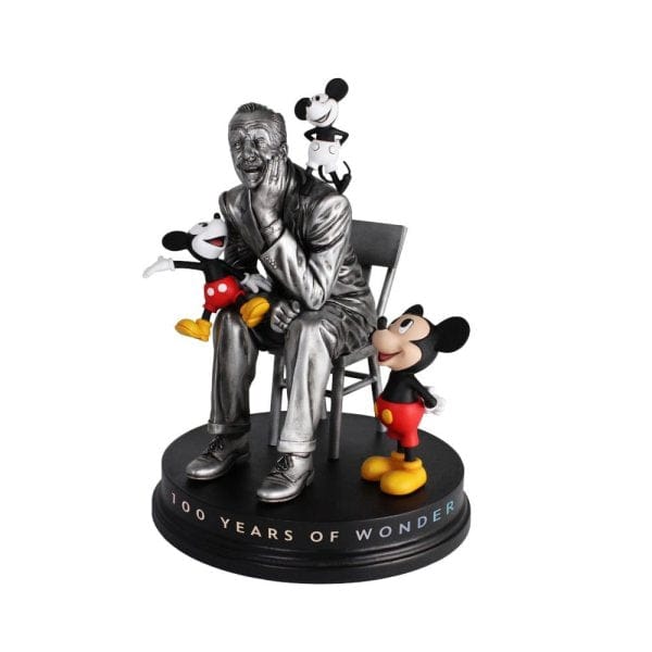 Julepynt Walt og Mikke Mus gjennom årene - Disney 100 (28,5 cm)