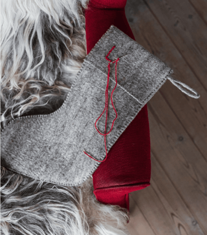 julestrømpe Julestrømpe, ullfilt (45 cm)
