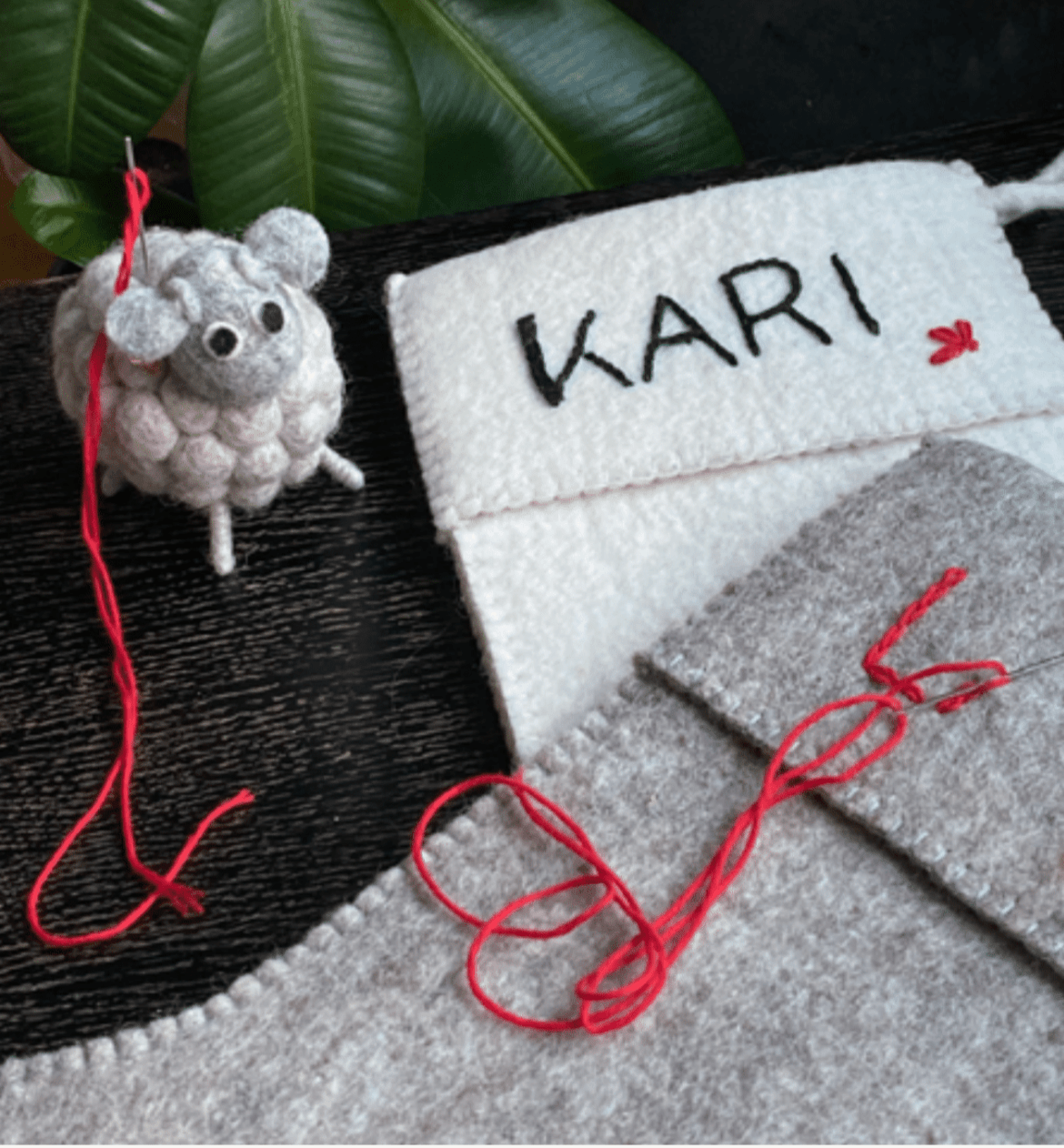 julestrømpe Julestrømpe, ullfilt (45 cm)