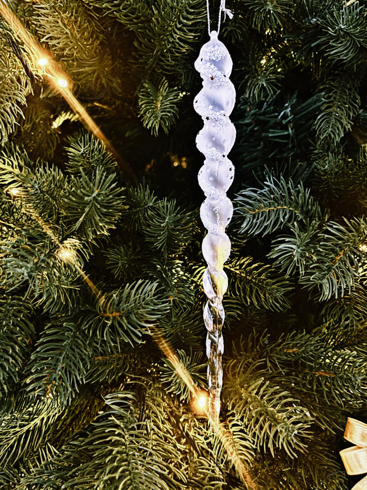 Stor istapp, 1stk (27cm) - Juletrepynt.no