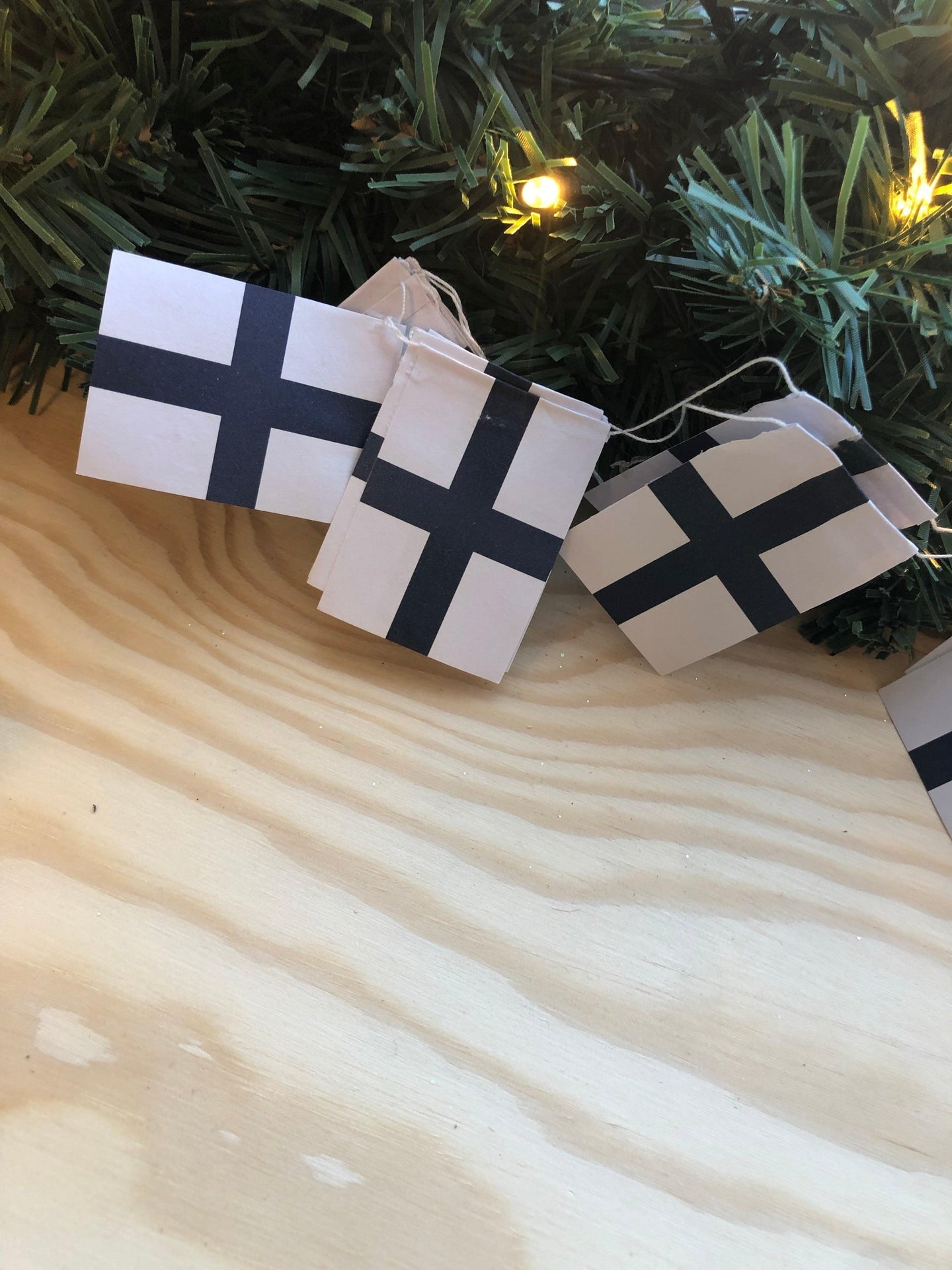 juletrepynt Flagg, Finland