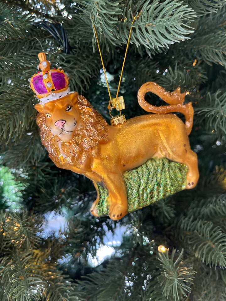 juletrepynt Heraldisk Løve med krone