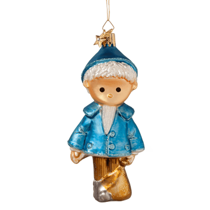 Jon Blund juletrepynt - blå - Juletrepynt.no