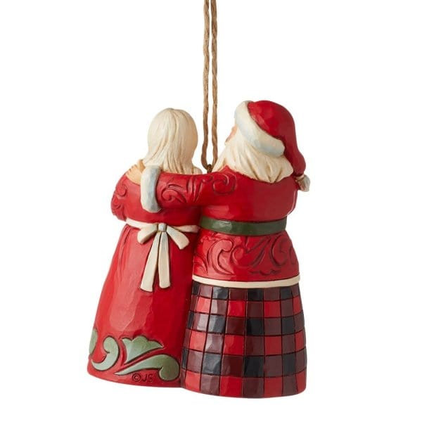 juletrepynt Julenissen og nissemor (10 cm)