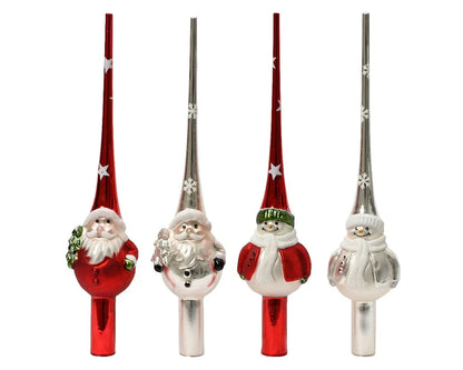 Snømann/julenisse juletrespir (25 cm) - Juletrepynt.no