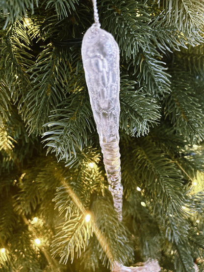 Stor istapp, 1stk (27cm) - Juletrepynt.no