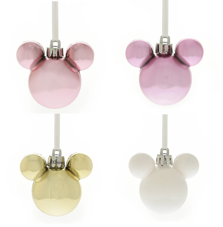 Disney julekuler - Mini Mikke Mus 8 stk (4 cm)