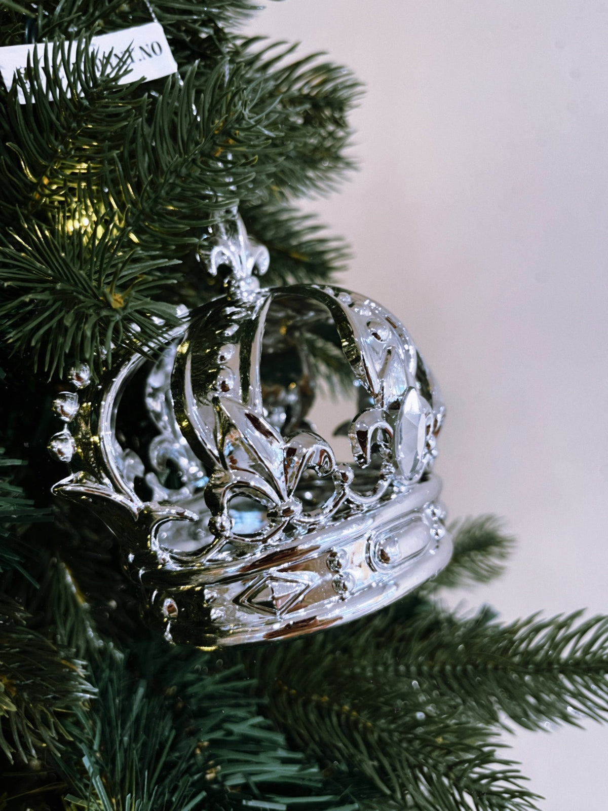 Krone (11,5 cm) - Juletrepynt i akryl - Julelysbutikken.no