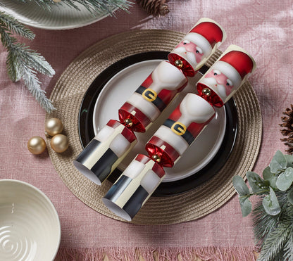 Elegante smellbonbon. Store med julenisse