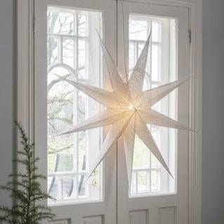 Nyheter julen 2021 Stor adventstjerne, sølv, 115cm