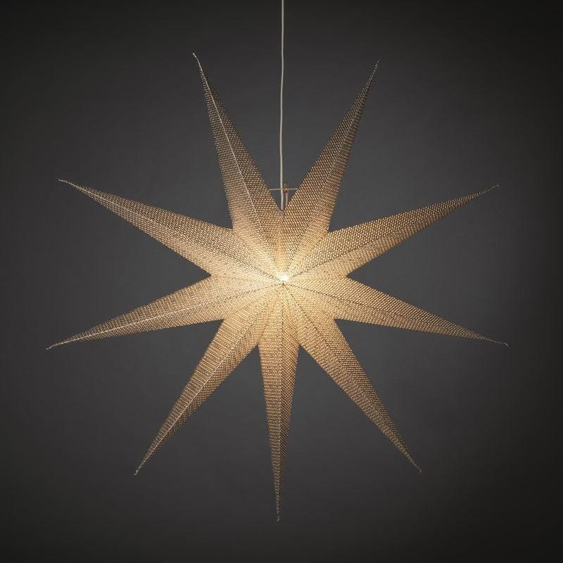 Nyheter julen 2021 Stor adventstjerne, sølv, 115cm