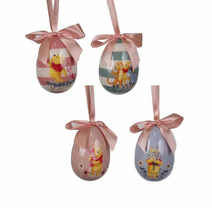 Disney påskeegg, Ole Brumm 4 stk (7,5 cm) - Juletrepynt.no