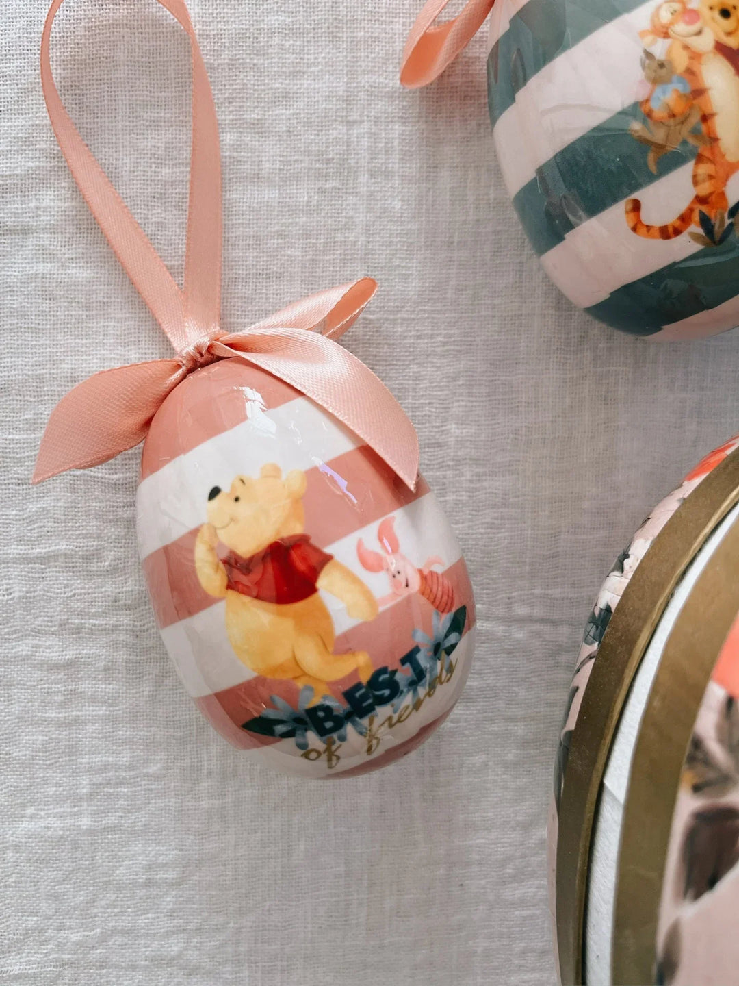 Disney påskeegg, Ole Brumm 4 stk (7,5 cm) - Juletrepynt.no