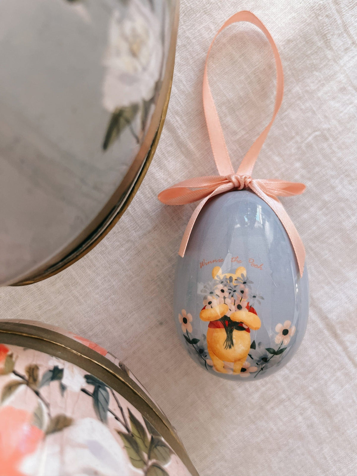 Disney påskeegg, Ole Brumm 4 stk (7,5 cm) - Juletrepynt.no
