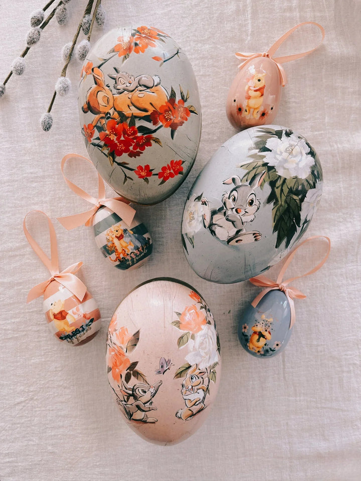 Disney påskeegg, Ole Brumm 4 stk (7,5 cm) - Juletrepynt.no