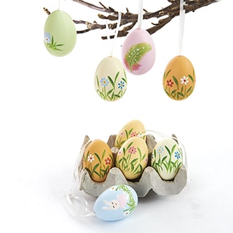 påske Påskepynt egg, 6 stk(5cm)