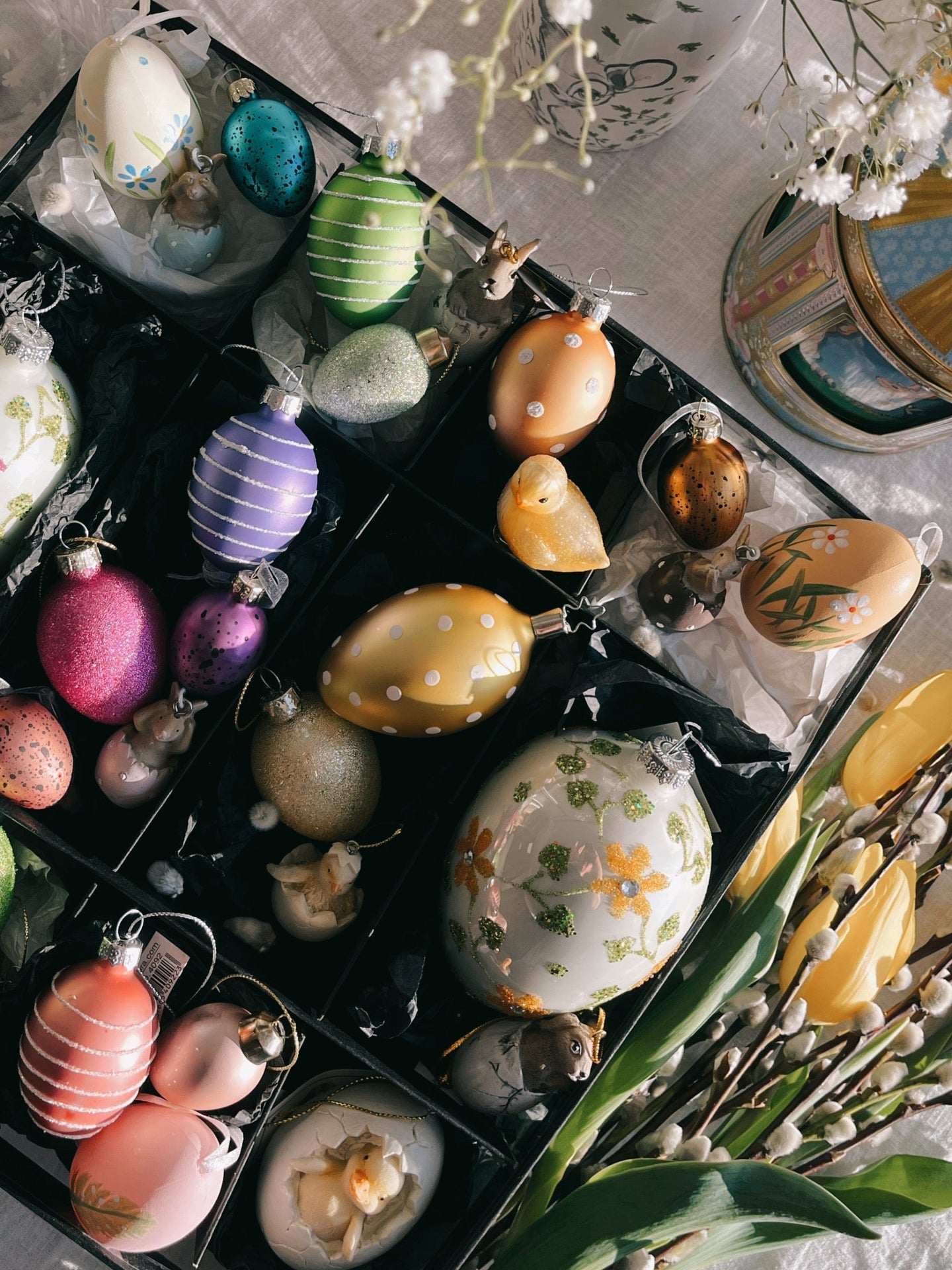 påske Påskepynt egg, 6 stk(5cm)