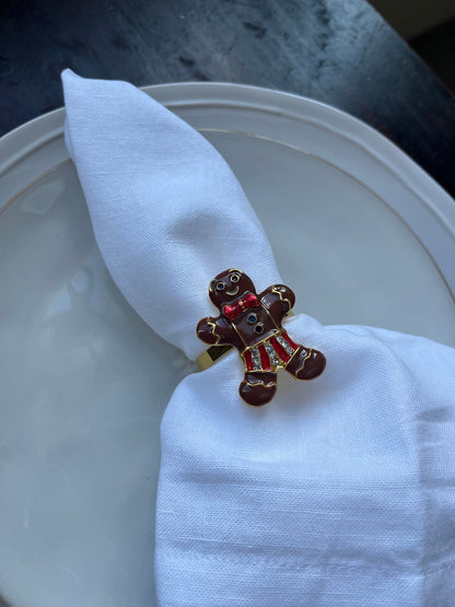 Pepperkakemann Serviettringer, 1 stk