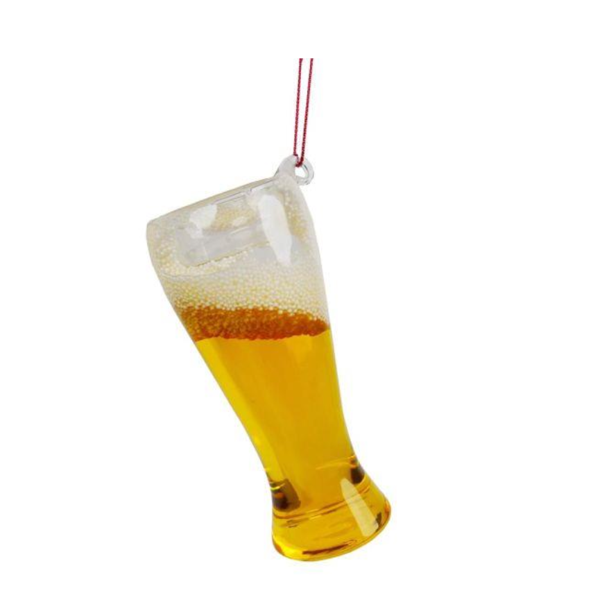 Ølglass - julekule