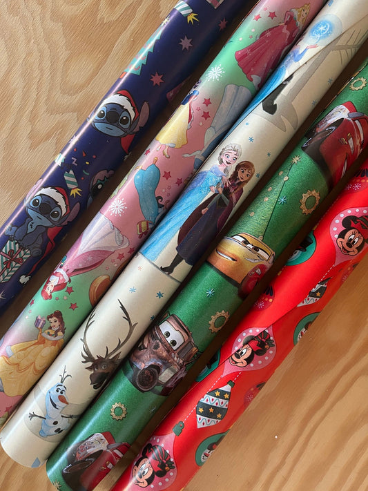 Disney gavepapir 200 cm - Julelysbutikken.no