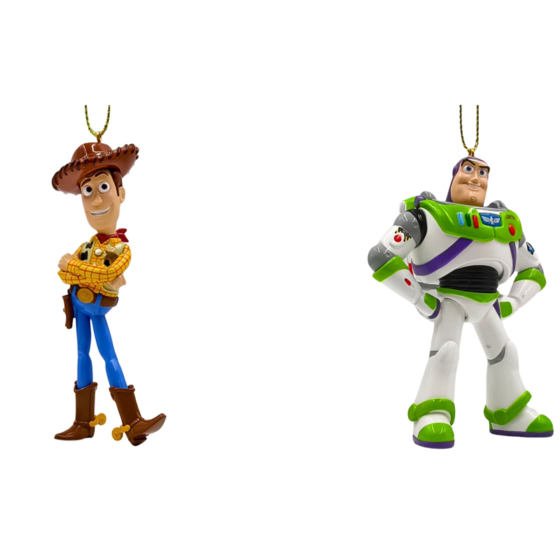 Sett med Woody og Buzz fra Toy Story - Juletrepynt.no
