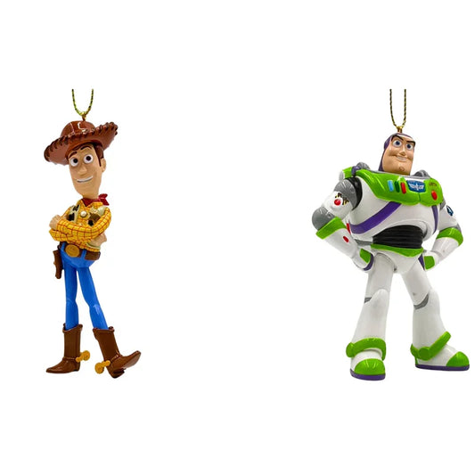 Sett med Woody og Buzz fra Toy Story - Juletrepynt.no