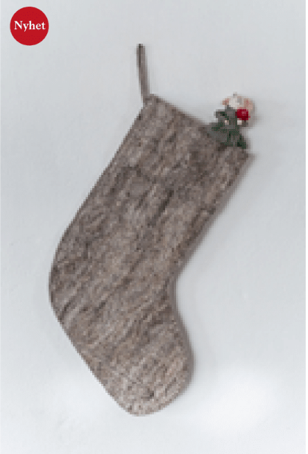 julestrømpe Julestrømpe, ullfilt (45 cm)