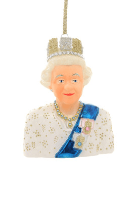 juletrepynt Dronning Elizabeth II (12cm)
