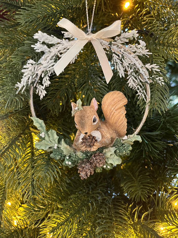 juletrepynt Ekorn Dyrehoder (13 cm)