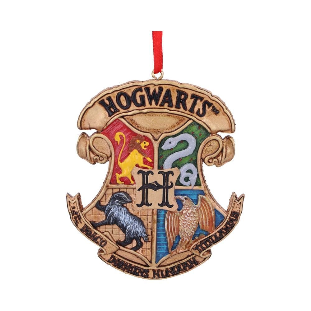 juletrepynt Harry Potter juletrepynt - Hogwarts crest (8cm)