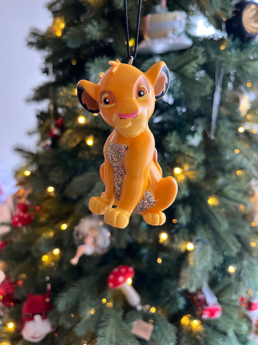 Juletrepynt Løvenes konge juletrepynt (9,5cm)